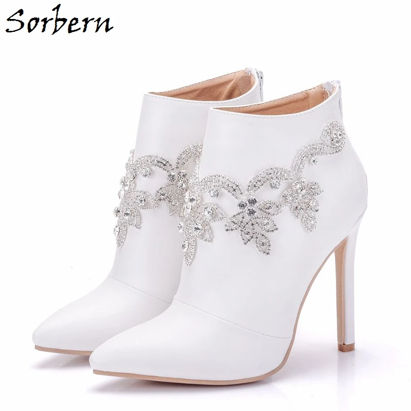 wedding ankle boots