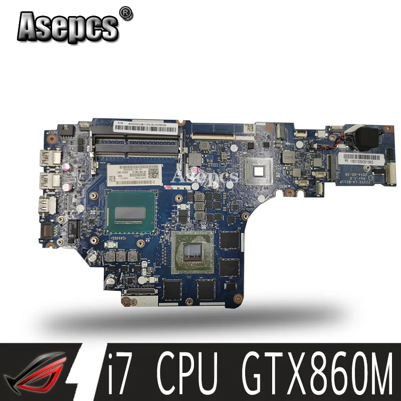 HD ZIVY2 LA-B111P материнская плата для For Lenovo Y50-70 ноутбука i7 CPU GTX860M оригинальная