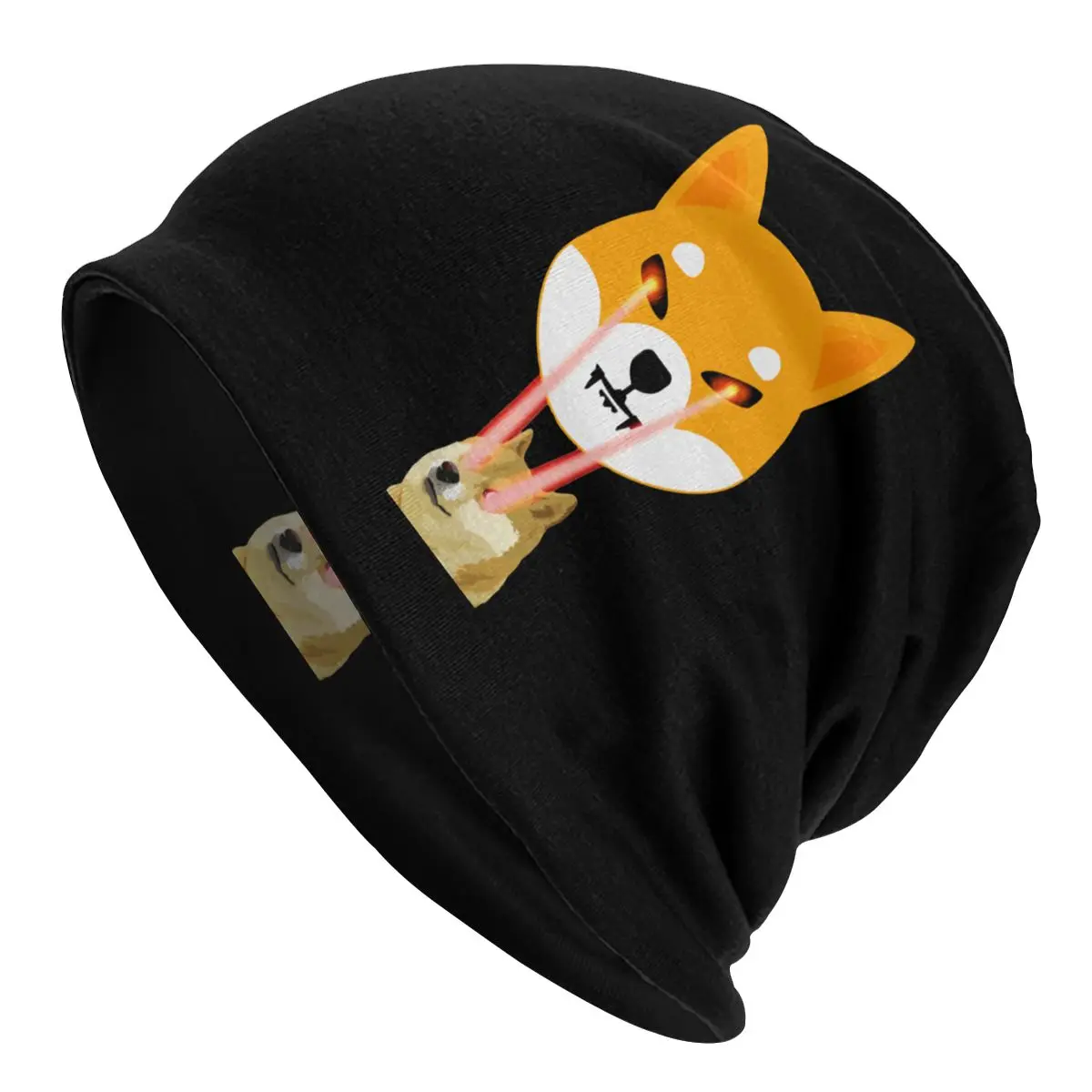 

Shiba Inu The Doge Killer Bonnet Hats Knitted Hat Casual Autumn Winter Skullies Beanies Hats Men's Women's Adult Dual-use Caps