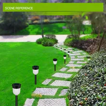 2 Вт# солнечные лампы для дорожек Открытый водонепроницаемый Солнечный сад лужайки лампы для сада пейзаж дорожка двор патио дорожки