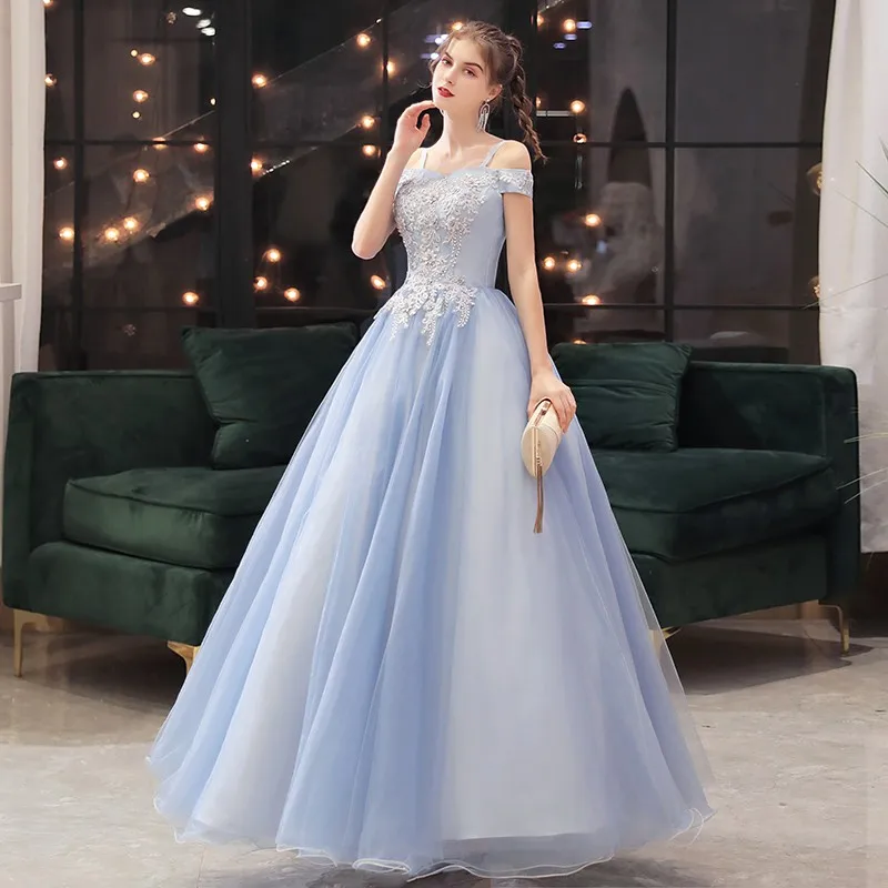 

Quinceanera Dress 2020 New Vestidos Robe De Bal Off The Shoulder Party Prom Formal Gown Classic Spaghetti Strap Vintage Dresses