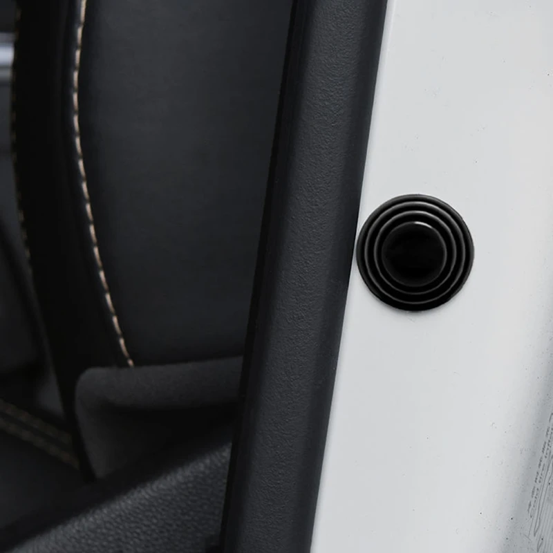 Universal Car Door Shock Absorbing Gasket Sound Insulation Pad Shockproof Thickening Cushion Stickers 10Pcs For Most Cars Trucks car stickers car door edge guards car door stickers car reflective stickers car door anti collision strip door shock absorber pads