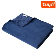 

HIMOJO Tuya smart Winter Heating Electric Heated Blanket Plush Throw Blanket Heated Cape Heating Blanket Coral Flannel Heated