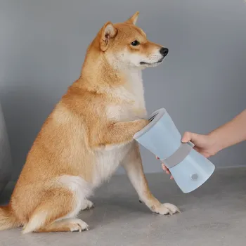 

Pet Dog Paw Cleaner Portable Pet Cleaning Cup Dog Foot Cleaner Paw Washer Paw Protector For Cat & Dog Accessories