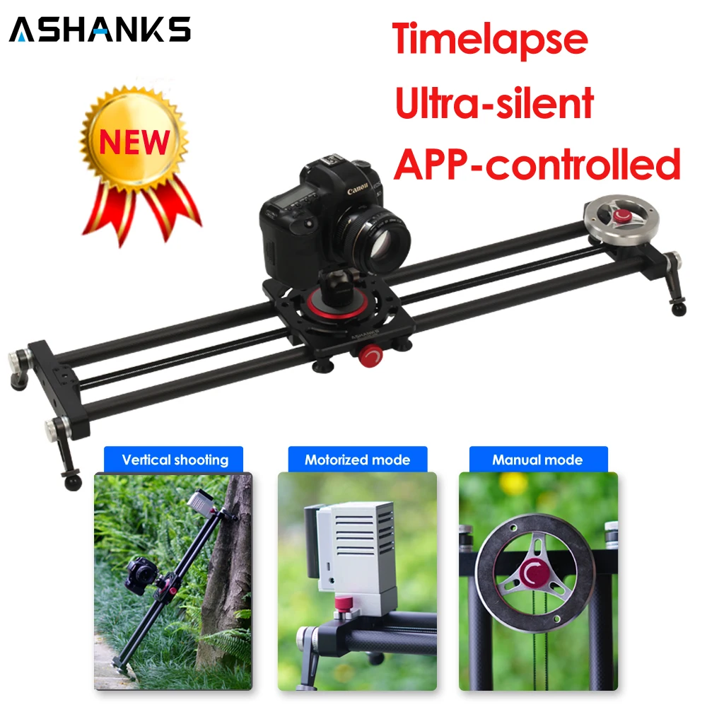 

Photography Bluetooth Carbon Camera Slider APP Motorized TimeLapse Electric Delay Track Rail Slide for Canon DSLR Youtube Video