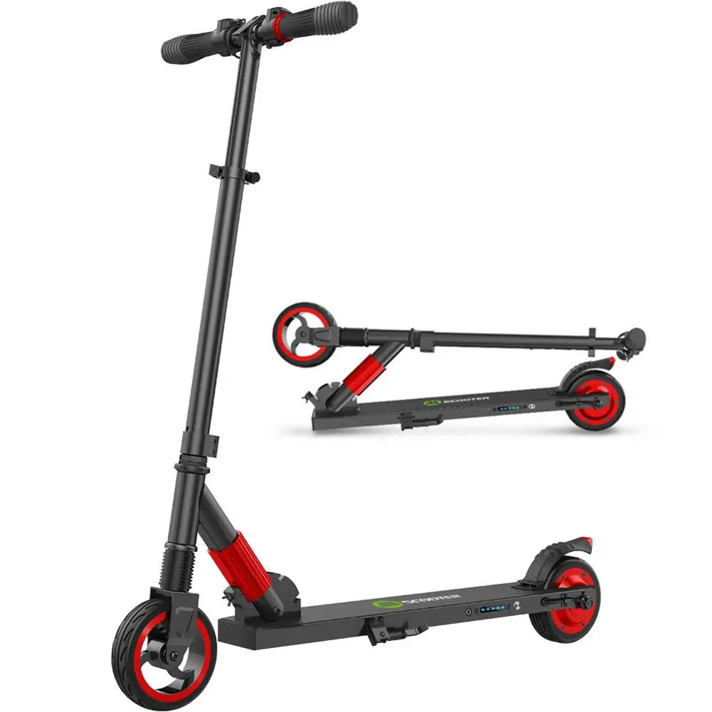  6 Inch Double-wheel Household Outdoor Electric Scooter 250W DC29.4V 2A Portable Rails Folding Scoot