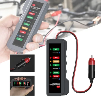 

Auto Battery Tester 12V LED Display Digital Car Diagnostic Tool alternator state check For car Vehicle Motorcycle battery tester