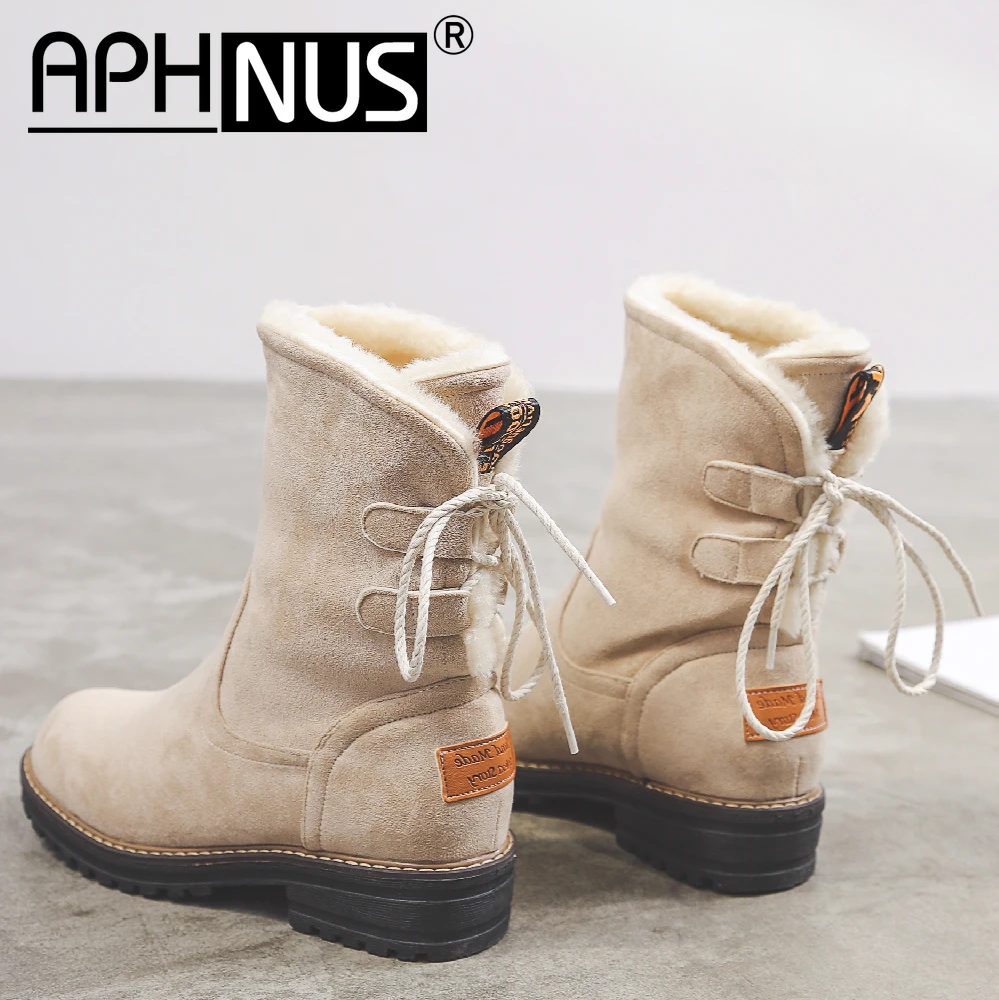 Botas de Nieve Zapatos Invierno Ni/ña Ni/ño Senderismo Zapatillas de Trekking Forradas C/álidas Antideslizante Botines Planas para