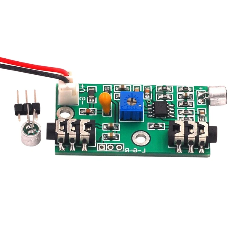 

Microphone Pickup Microphone Amplifier Module Gain Adjustable Audio Amplifier Circuit Ac Signal Amplifier Board