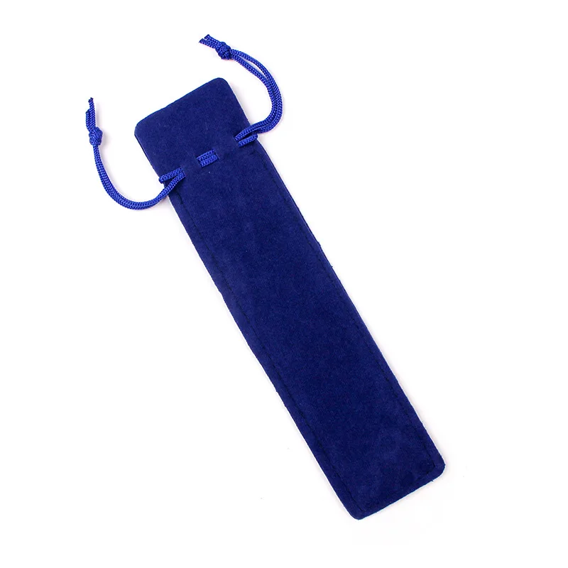 50 шт./лот бархатный для ручки, сумка-держатель, один Подарочный пенал,, чехол для ручки с веревкой, офисные и школьные принадлежности G003