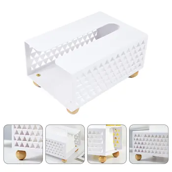 

1Pc Tissue Box Container Basket Napkin Box for Home Room Office
