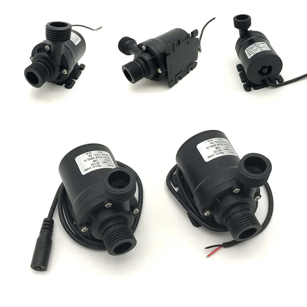 800L/H 5m DC 12V 24V solar brushless motor water circulation water pump submersible pump