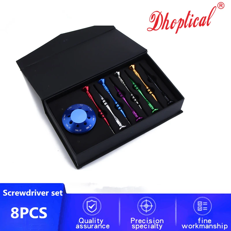 Цветная отвертка для очков набор 8 шт./лот мини отверток инструмент ремонта и
