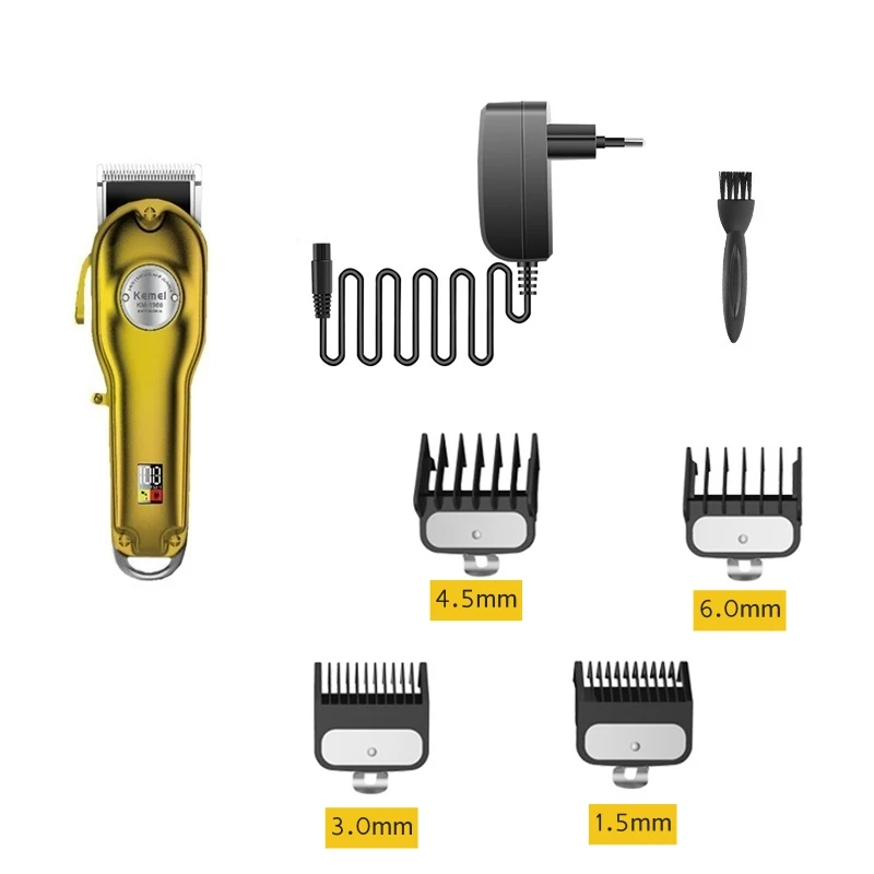 Kemei Metal Professional Hair Clipper Combo Men Shaver Electric Barber Hair Trimmer Beard Cutting Machine Combo Style Tools hair clipper,electric shaver,hair trimmer