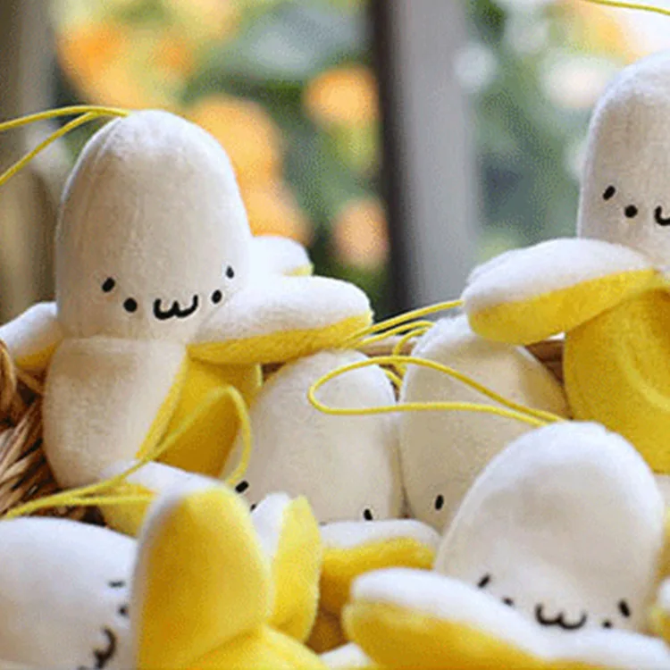 Crooked Melon Backpack Anime School Bag Small Banana Produced Hanging Decoration Plush Doll Pendant Mainland China Shiba Inu Cro