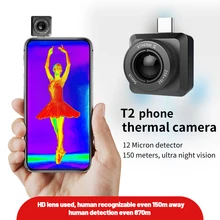 

InfiRay T2 Thermal Imager Camera for Type-C Mobile Phone HD Lens Thermometry Outdoor Hunting Sports Quick Targeting With Bracket
