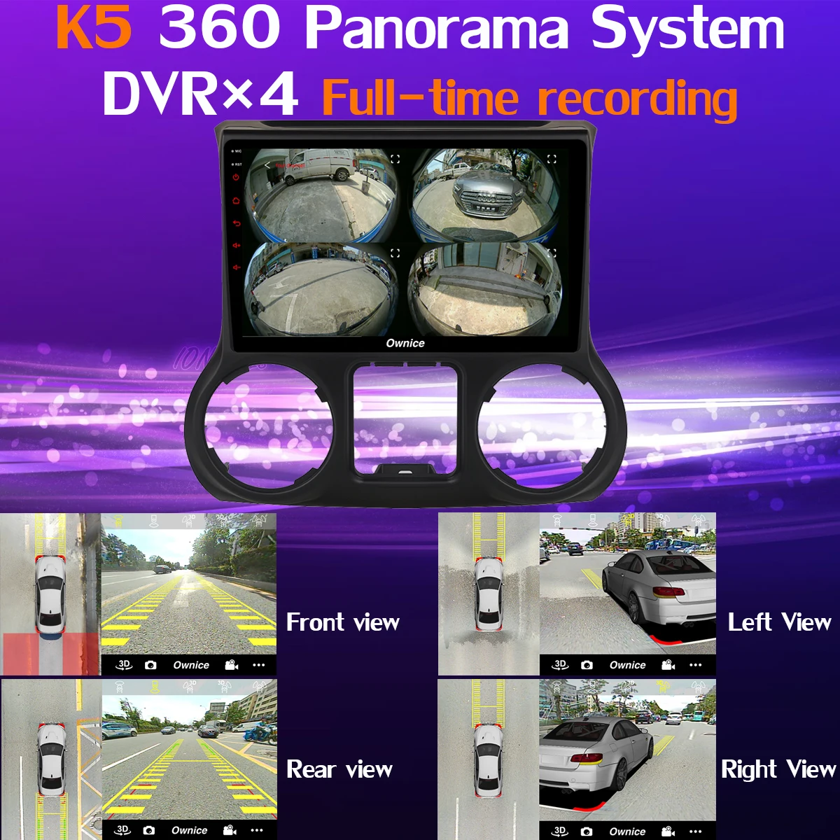 360 ° панорамная камера 4G SIM Android 9,0 4+ 64G gps радио CarPlay SPDIF DSP автомобильный мультимедийный плеер для Jeep Wrangler 3 JK 2011