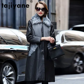 

Fox Fur Collar Real Fur Coat Genuine Leather Jacket Autumn Winter Coat Women Clothes 2019 Korean Sheepskin Down Coat ZT4823