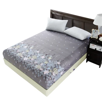 

Elasticity Mattress Cover Printing Bed Mattress Mattress Protector Pad Fitted Sheet Separated Water Bed Linens with Elastic