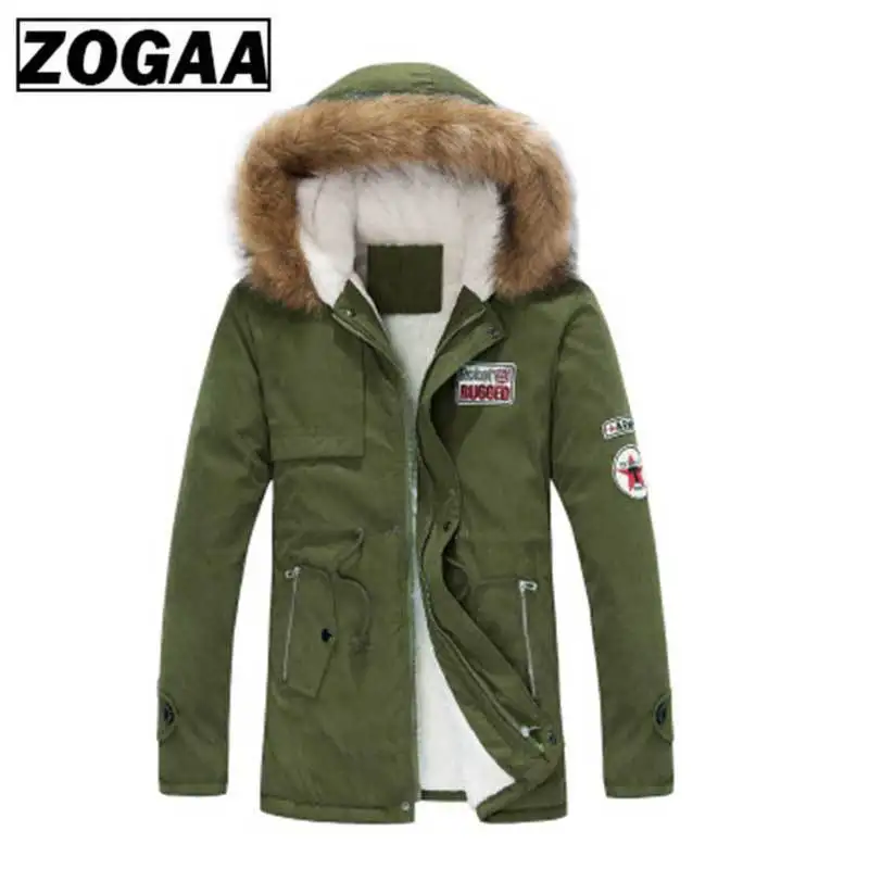 ZOGAA, новинка, осенне-зимнее пальто, Толстая теплая куртка для мужчин и женщин, хлопок, с капюшоном, корейский стиль, плюс бархат, пара, хлопковые парки, пальто