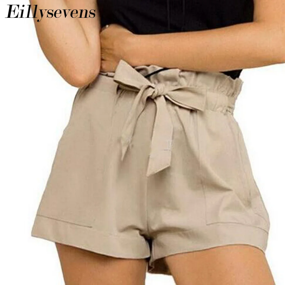 khaki high waisted shorts