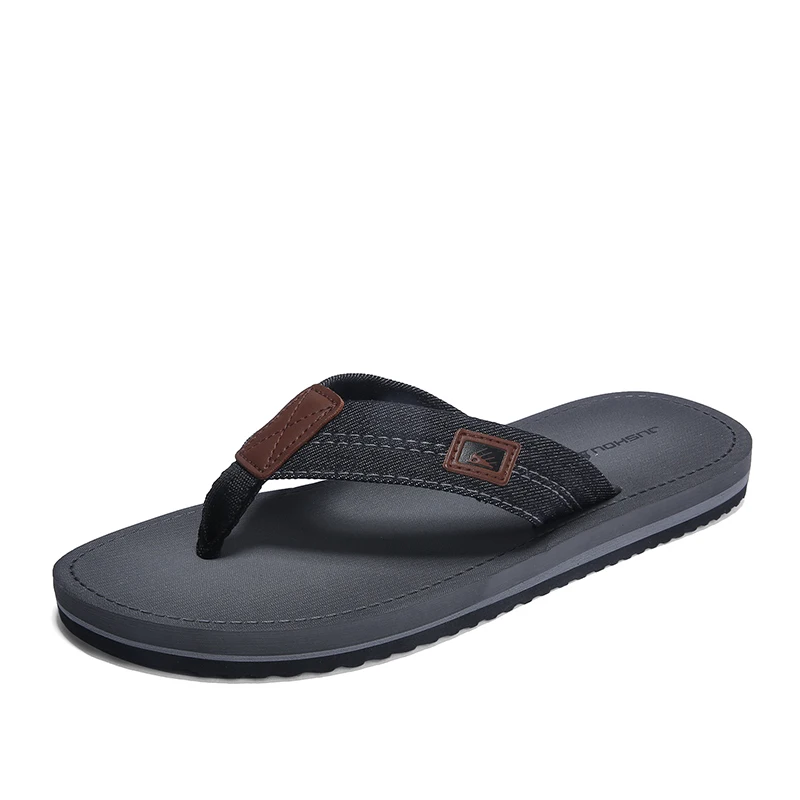 Summer Mixed Color Bathroom Slipper Classic Men Flip Flops Handmade Sewing Male Sandals Breathable Flip Flops For Men Household