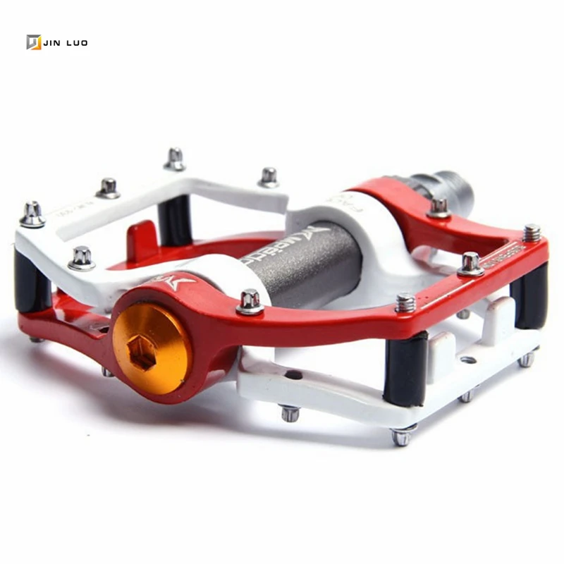 cheap Bike Pedals Mtb Accessories Bmx Sealed Bearing Bicycle Platform Aluminum Alloy Road Mountain Anti slip Pedal Cycling Accessories