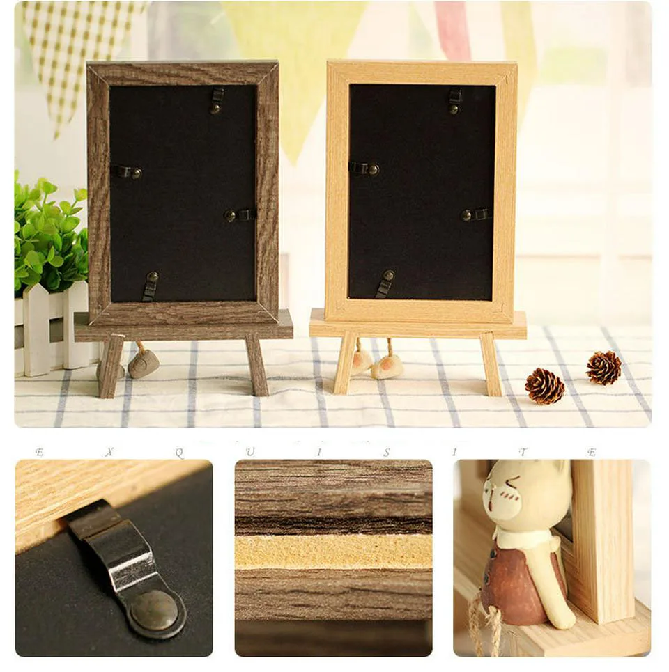 6 Inch Creative Japanese Wood Resin 3D Cartoon Cute Cat Photo Frame Cartoon Desktop Frames Home Decor for Livingroom Kids Gift