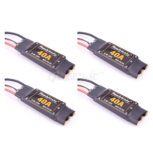 Readytosky 2212 920KV CW CCW бесщеточный двигатель+ 40A 2-4S бесщеточный ESC 5V 3A BEC для F450 S500 F550 RC Квадрокоптер - Цвет: 4pcs 40A ESC