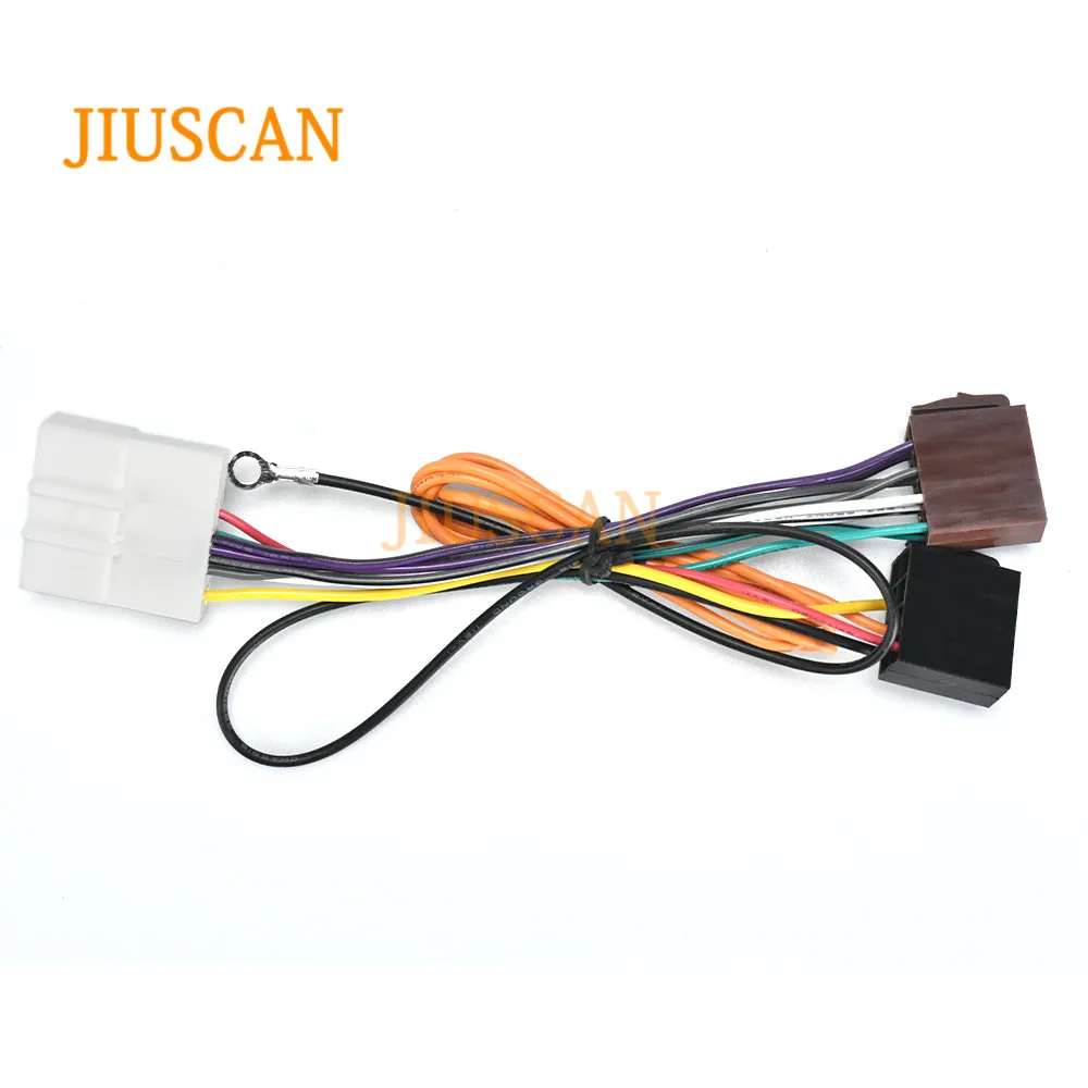 JIUSCAN 12-036 ISO радио для NISSAN для SUBARU(выберите модели) для OPEL Movano проводка f-жгут провода кабель штекер Адаптер стерео