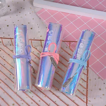 

Sandro cartoon student laser pen bag cute stationery pen bag large capacity pencil case female student cosmetic bag