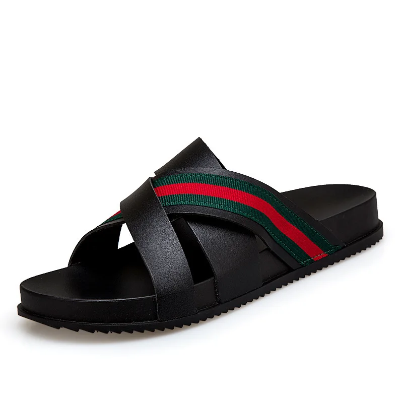

Foreign Trade Slippers Men's Summer Outdoor Sandals Beach Sandals Korean-style Fashion Outerwear Casual Cool-Care