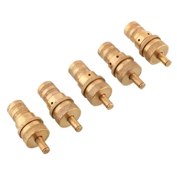 

5pcs Fit Off Road Automatic Tire brass Deflators low pressure safe 4WD 6-30 PSI