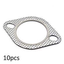 

10PCS 2-Bolt Exhaust Gasket /Header Down For Most Vehicles With 2.5" Inlet/Outlet Exhaust Flange