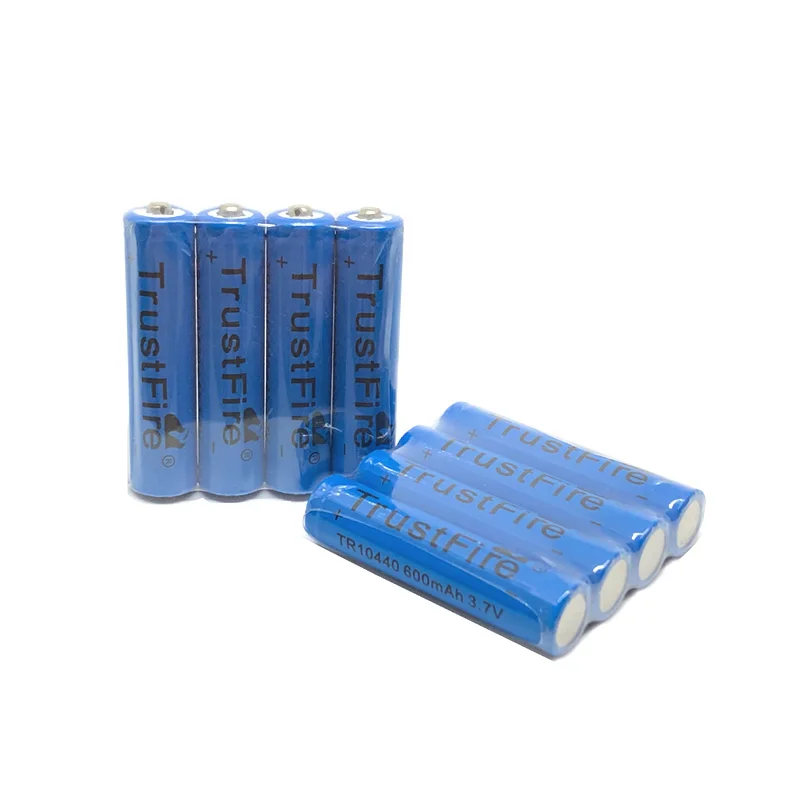 TrustFire AAA TR10440 Li-ion Rechargeable Battery 3.7V 10440 600mAh Lithium Batteries For LED Flashlights Torch | Электроника