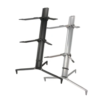 

Portable electronic piano stand 1.2 m double row keyboard stand double piano frame aircraft frame combination frame