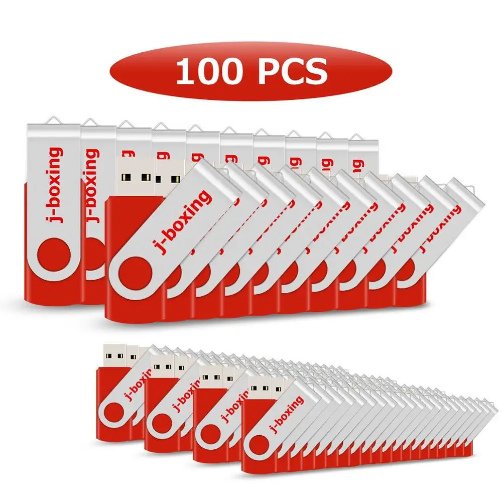 J boxing 100PCS 8GB USB Flash Swivel Pendrive Metal Flash Drive USB Memory Stick Pen Drives 1 J boxing 100PCS 8GB USB Flash Swivel Pendrive Metal Flash Drive USB Memory Stick Pen Drives 5