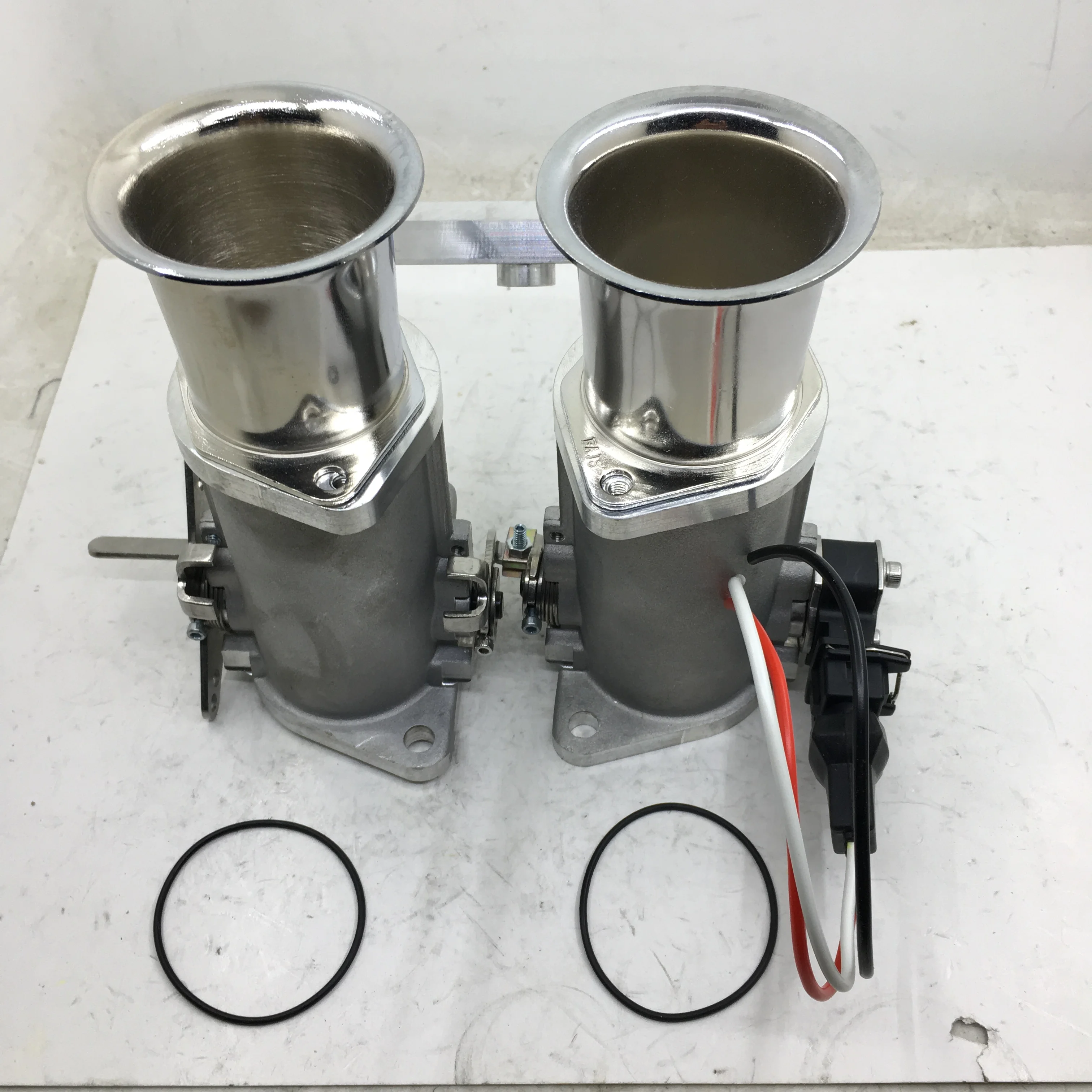 SherryBerg FAJS throttle bodies INJECTION 45IDF pattern 45mm EFI Weber FOR VW Gemini Escort Datsun with air horns+TPS &amp cable |