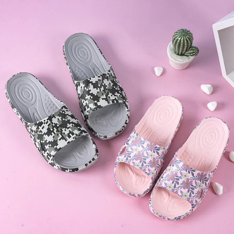 Printed Slippers For Women's Season House Slippers Man Shoes Mens