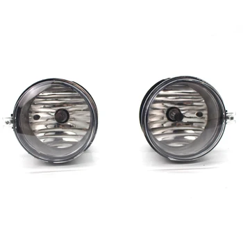 

New And High Quality 1 Pair Fog Lights H10 For Chrysler/Dodge/Jeep 4805857AA Transparent ABS Plastic