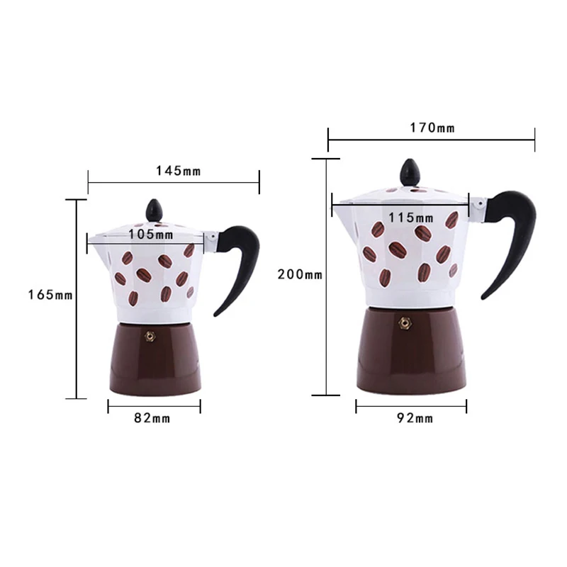 Кофеварка MICCK Mocha алюминиевая кофеварка для приготовления мокко эспрессо