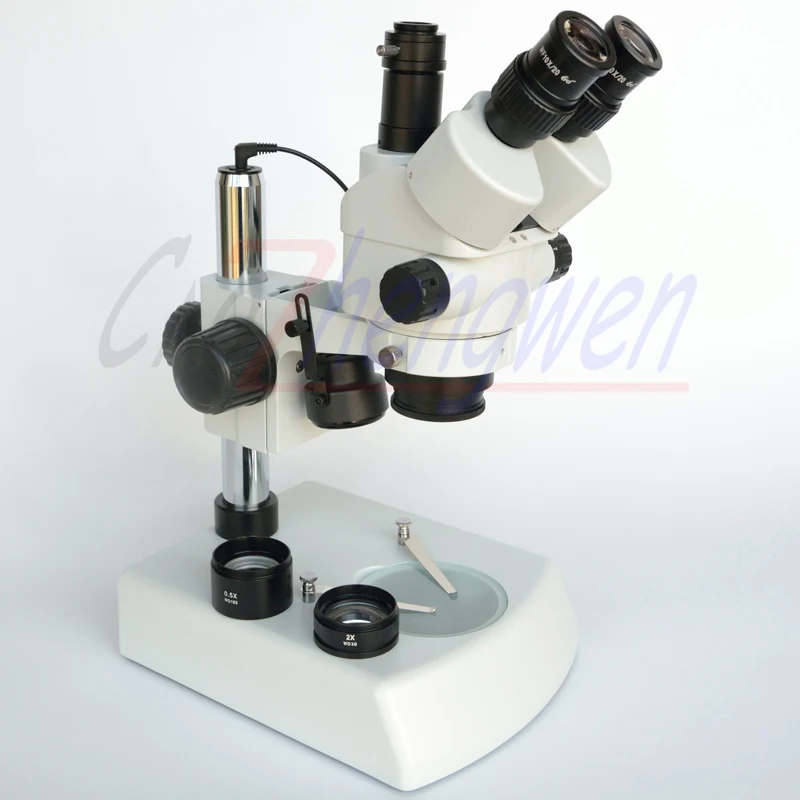 FYSCOPE 3.5X-90X SIMUL FOCAL TRINOCULAR STEREO ZOOM MICROSCOPE DUAL HALOGEN LIGHT | Инструменты