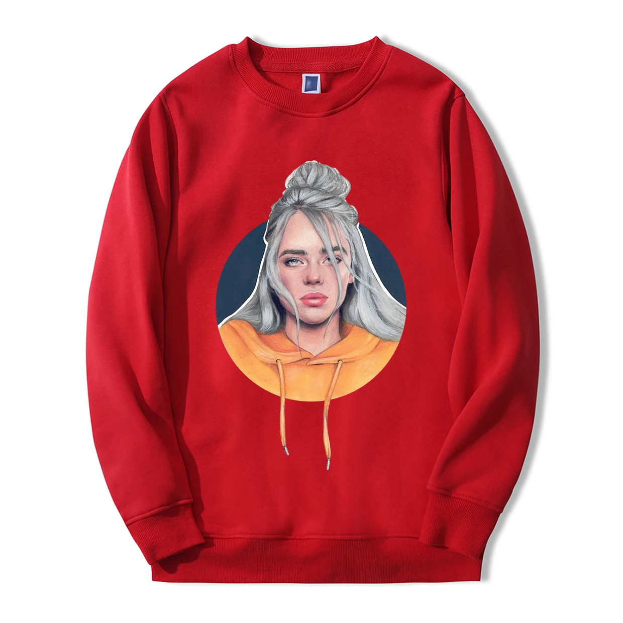 Billie Eilish толстовки мужские певица плохой парень Забавный принт спортивная одежда Осень Зима теплые толстовки хип хоп пара спортивный костюм