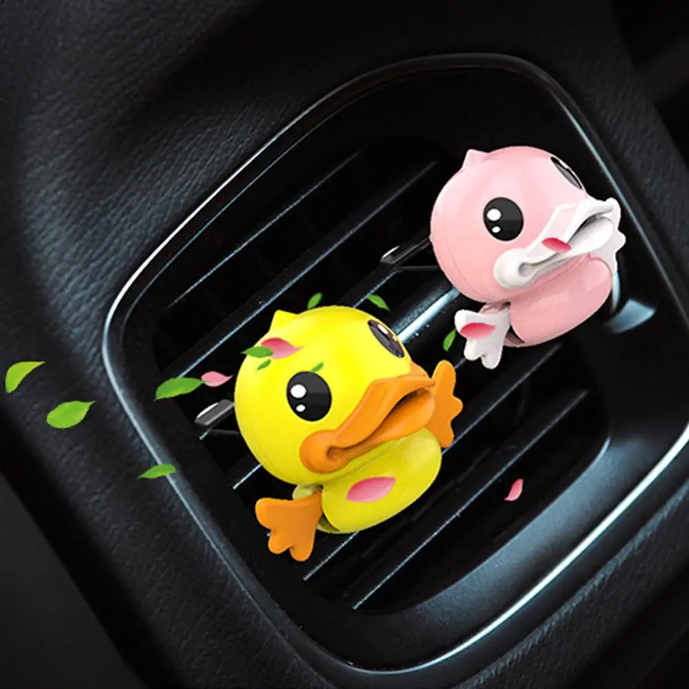 

Lovely Duck Car Air Vent Outlet Freshener Perfume Aroma Clip Diffuser Decoration