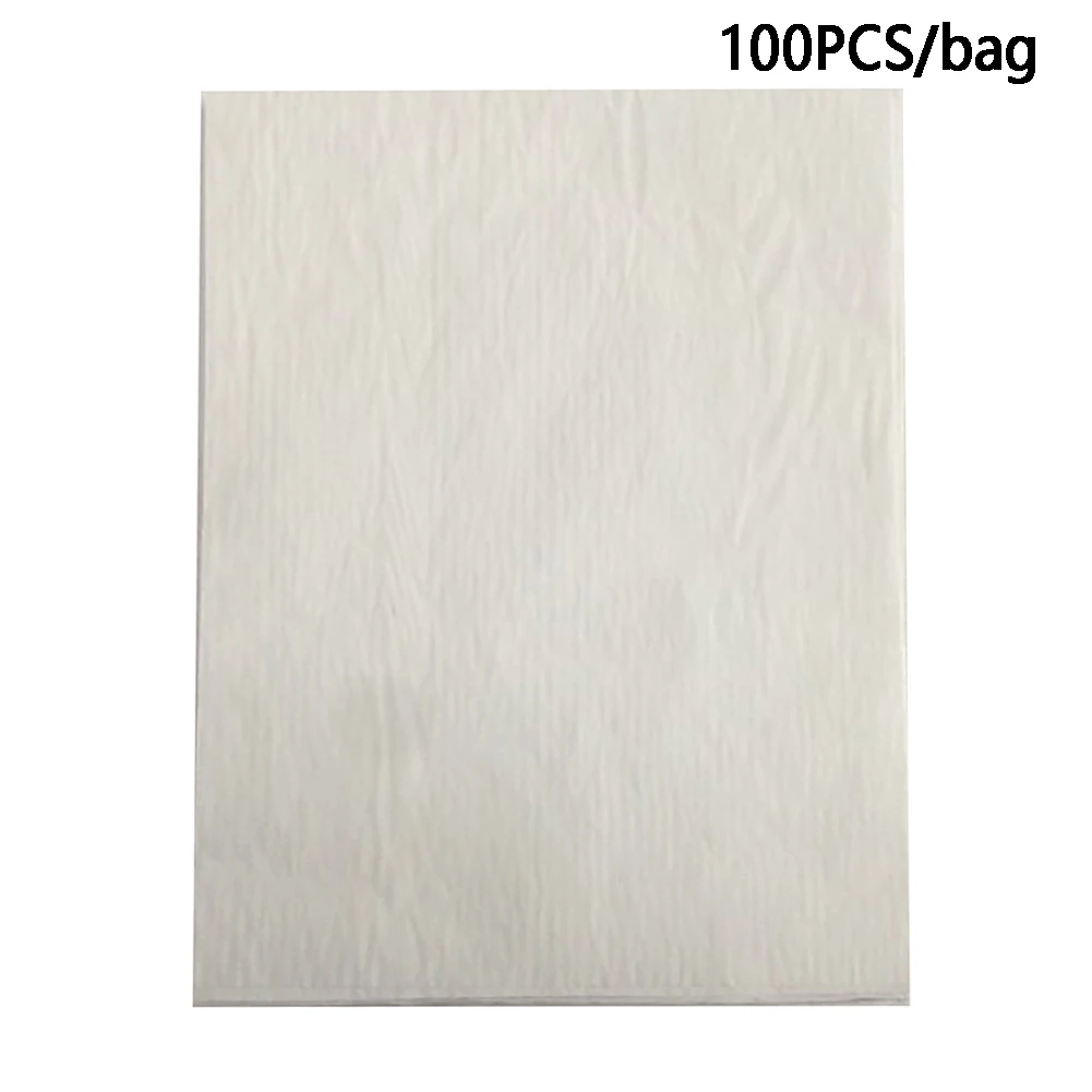 100 шт многофункциональная тканевая рисовальная вышивка цветная углеродная бумага А4 многоразовая картина Сделай Сам ткань ручной работы односторонняя передача - Цвет: Белый