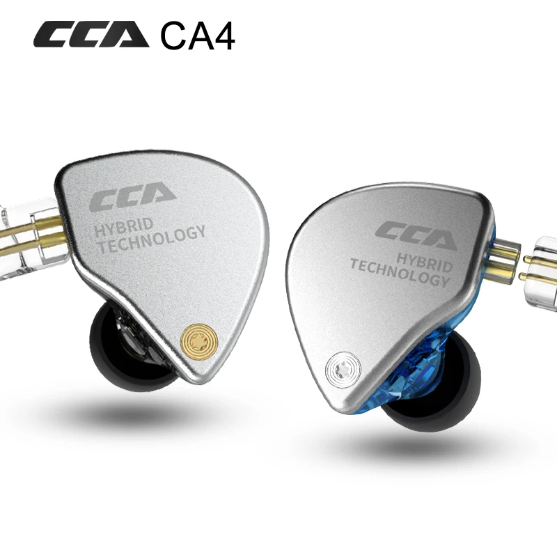 

CCA CA4 1DD+1BA Hybrid Technology Monitor Earphone Hifi Bass Earbuds Sport Earphones
