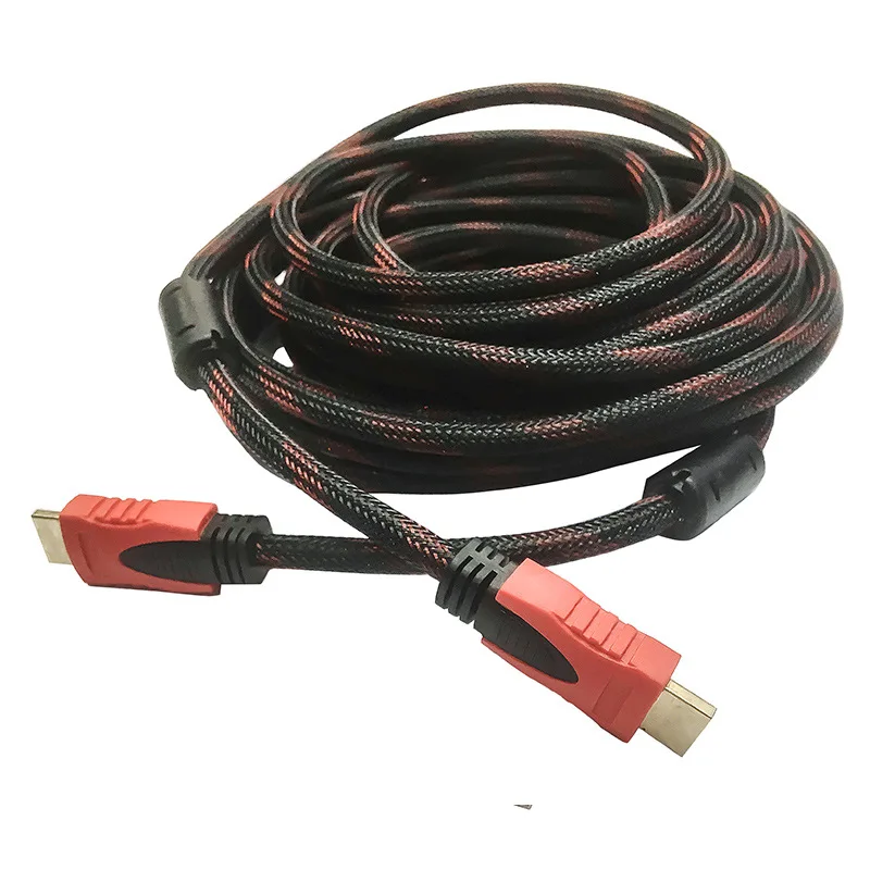HDMI кабель 5 м HD HDMI кабель компьютерное подключение ТВ кабель черный красный версия сети 1,4 KY304-5M