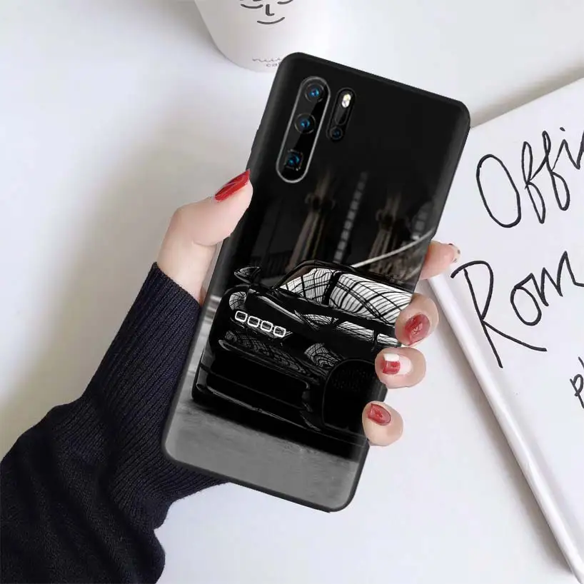 BS041-9 Спортивный автомобильный черный чехол для huawei mate 30 20 10 P30 P20 P10 Pro Lite P Smart Z мягкий чехол для телефона - Цвет: BS041-9