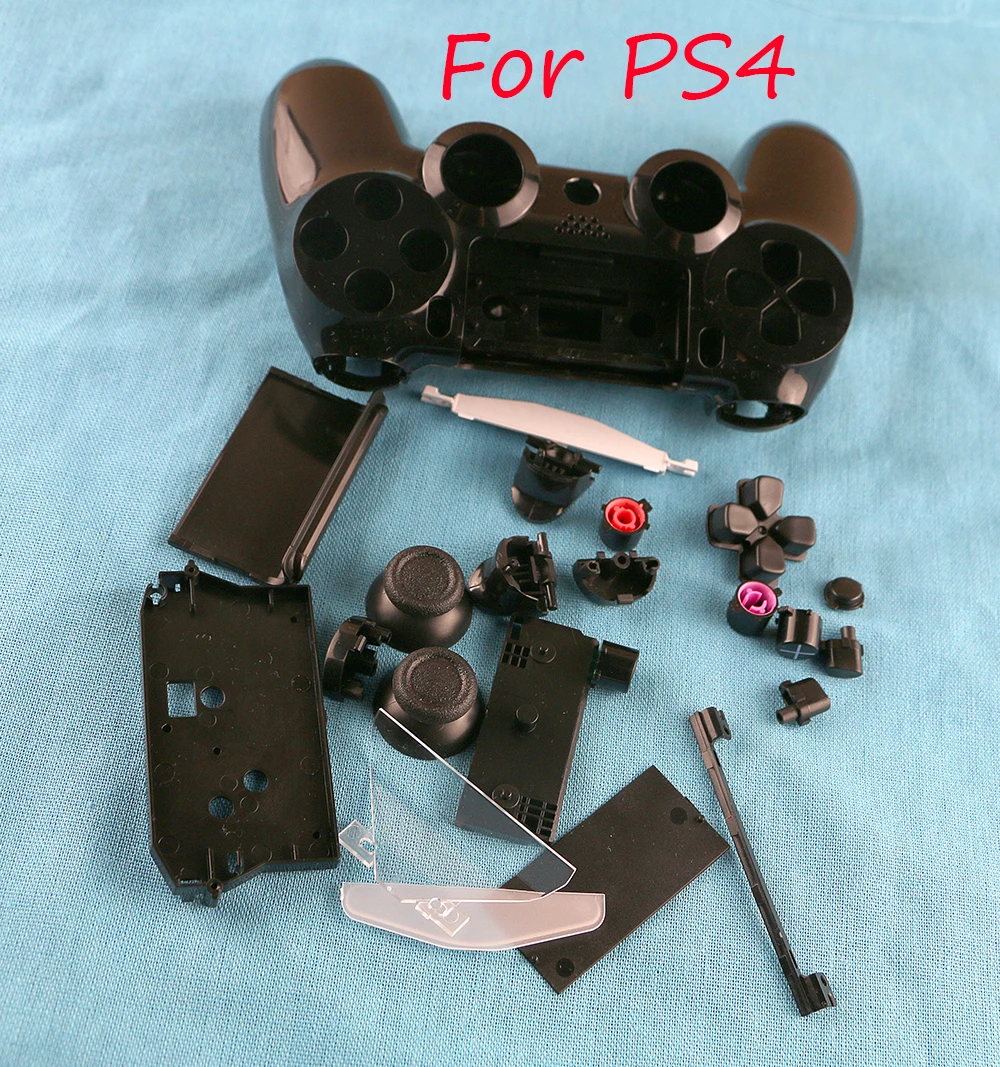 

10 комплектов, чехол с полным покрытием корпуса JDM001 011, набор кнопок для playstation 4 PS4 JDS 001 011 Dualshock 4, беспроводной контроллер
