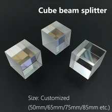 Подгонянное рассеивание луча Призма 65 мм 75 мм 85 мм алюминиевое покрытие